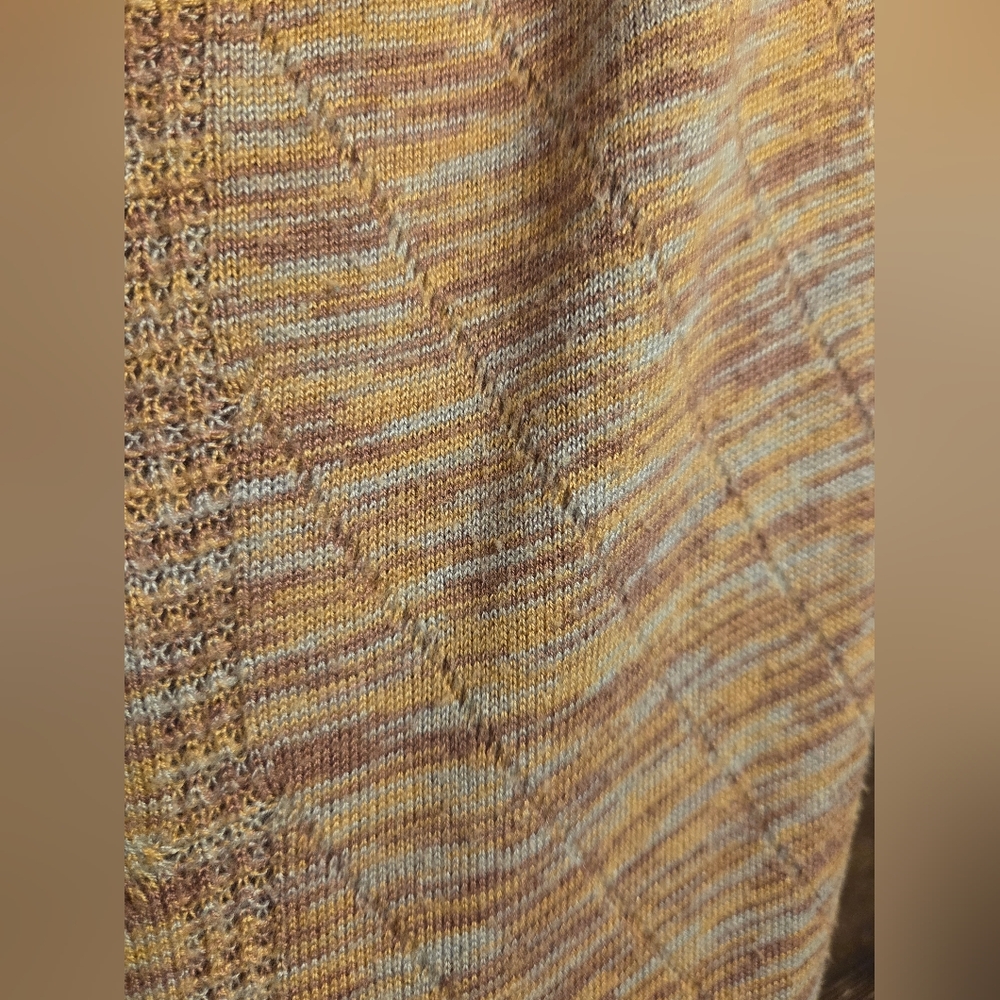 *Anthropolohie* Moth Cowl Neck Sleeveless Knit Earth Tone Sweater Dress - Picture 6 of 13